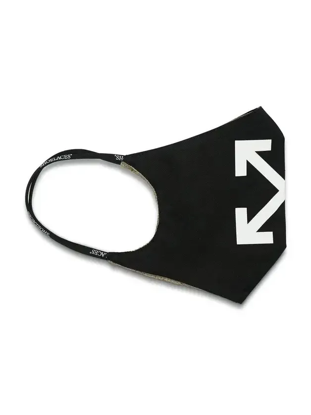 Off-White Arrow Simple Mask in Black/white