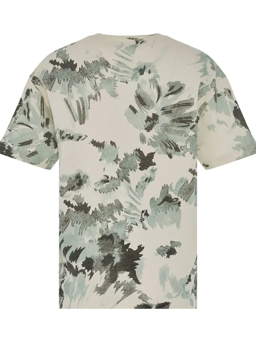 Off-White Floral Swimming Logo Regular T-shirt in Multicolorcolor Multicolor | Thumbnail 4