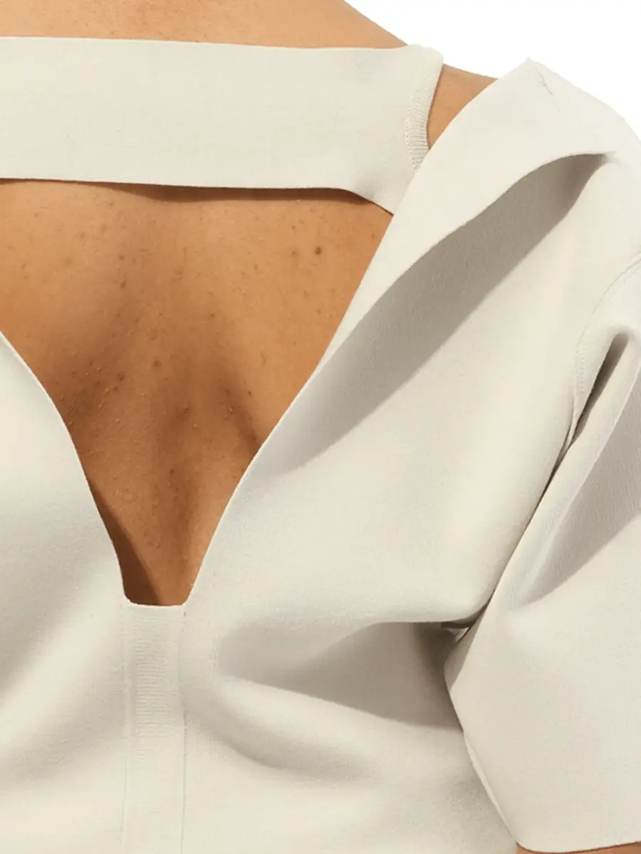 Rick Owens Sling Double Top in Pearl | Thumbnail 2