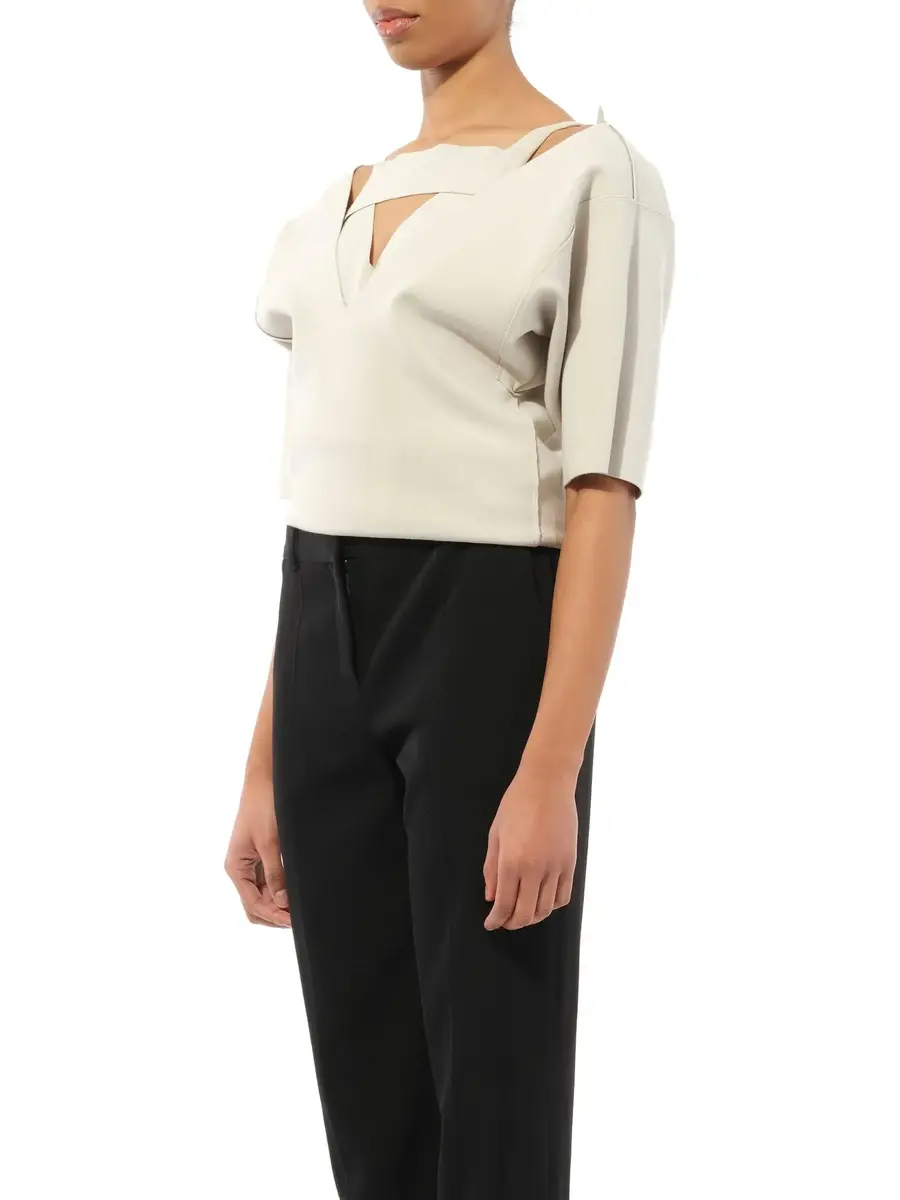Rick Owens Sling Double Top in Pearl | Thumbnail 5