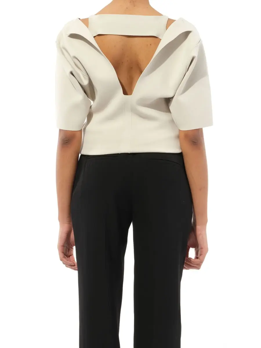 Rick Owens Sling Double Top in Pearl | Thumbnail 6