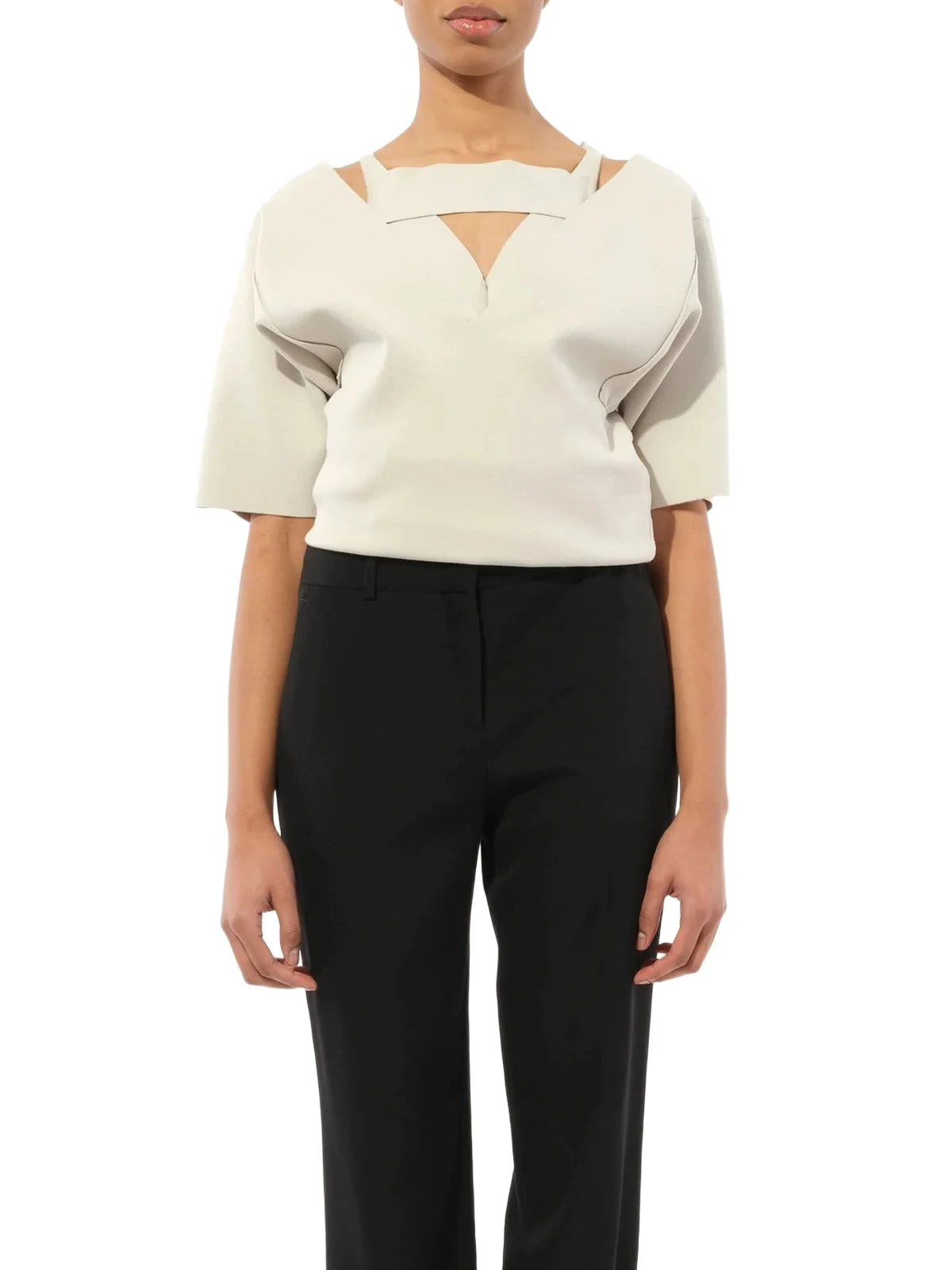 Rick Owens Sling Double Top in Pearl