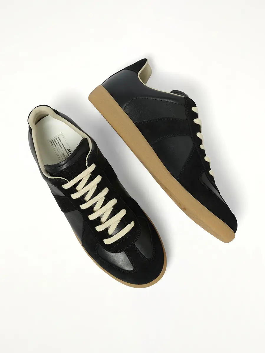 Maison Margiela Replica Leather Sneakers | Thumbnail 4