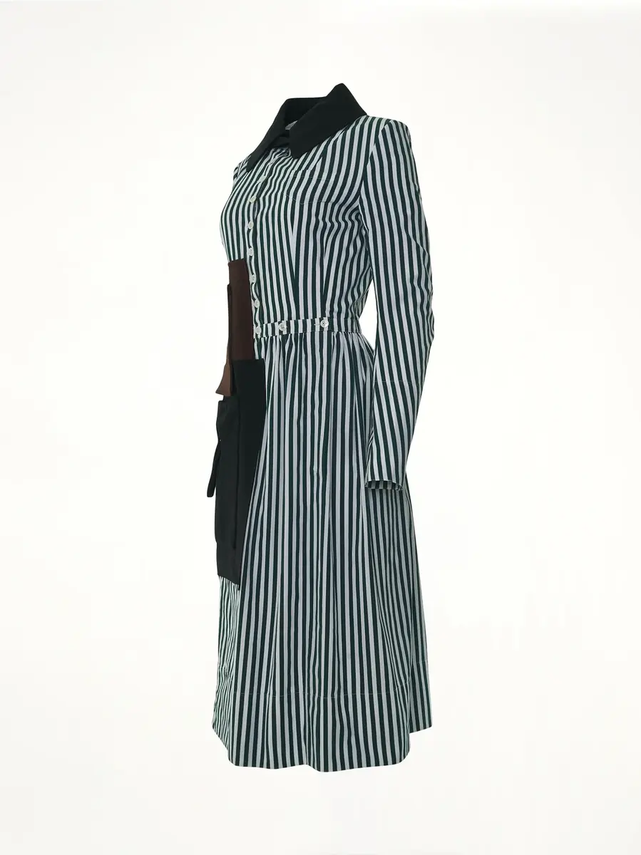 Maison Margiela Long Stripe Shirt Dress | Thumbnail 3 Maison Margiela Long Stripe Shirt Dress | Thumbnail 3