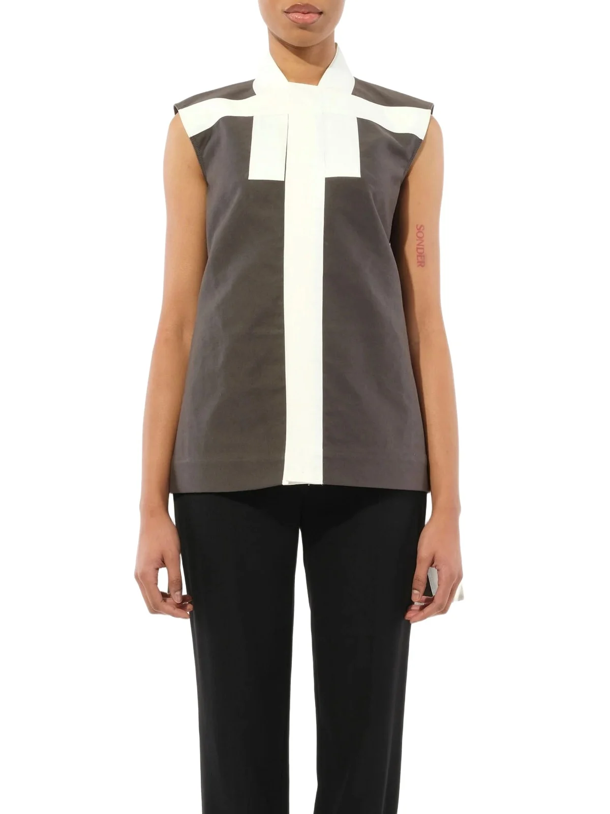 Rick Owens Brion Jacket in Dark Dust/milk