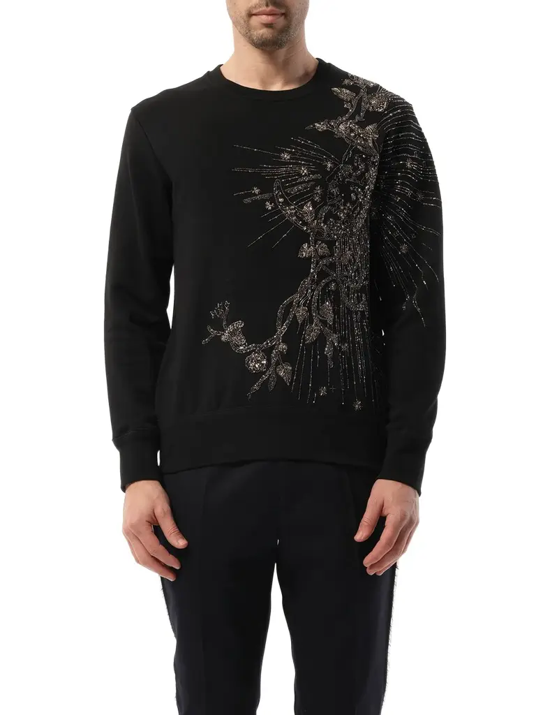 Alexander McQueen Emb Sweatshirt | Image 1 Alexander McQueen Emb Sweatshirt | Image 1