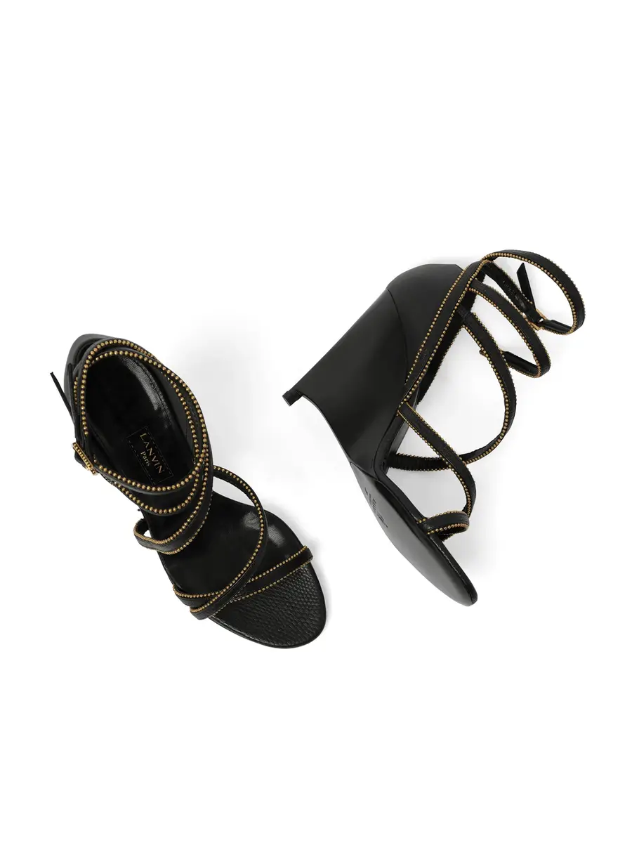 Lanvin Wedge Sandal | Thumbnail 4 Lanvin Wedge Sandal | Thumbnail 4