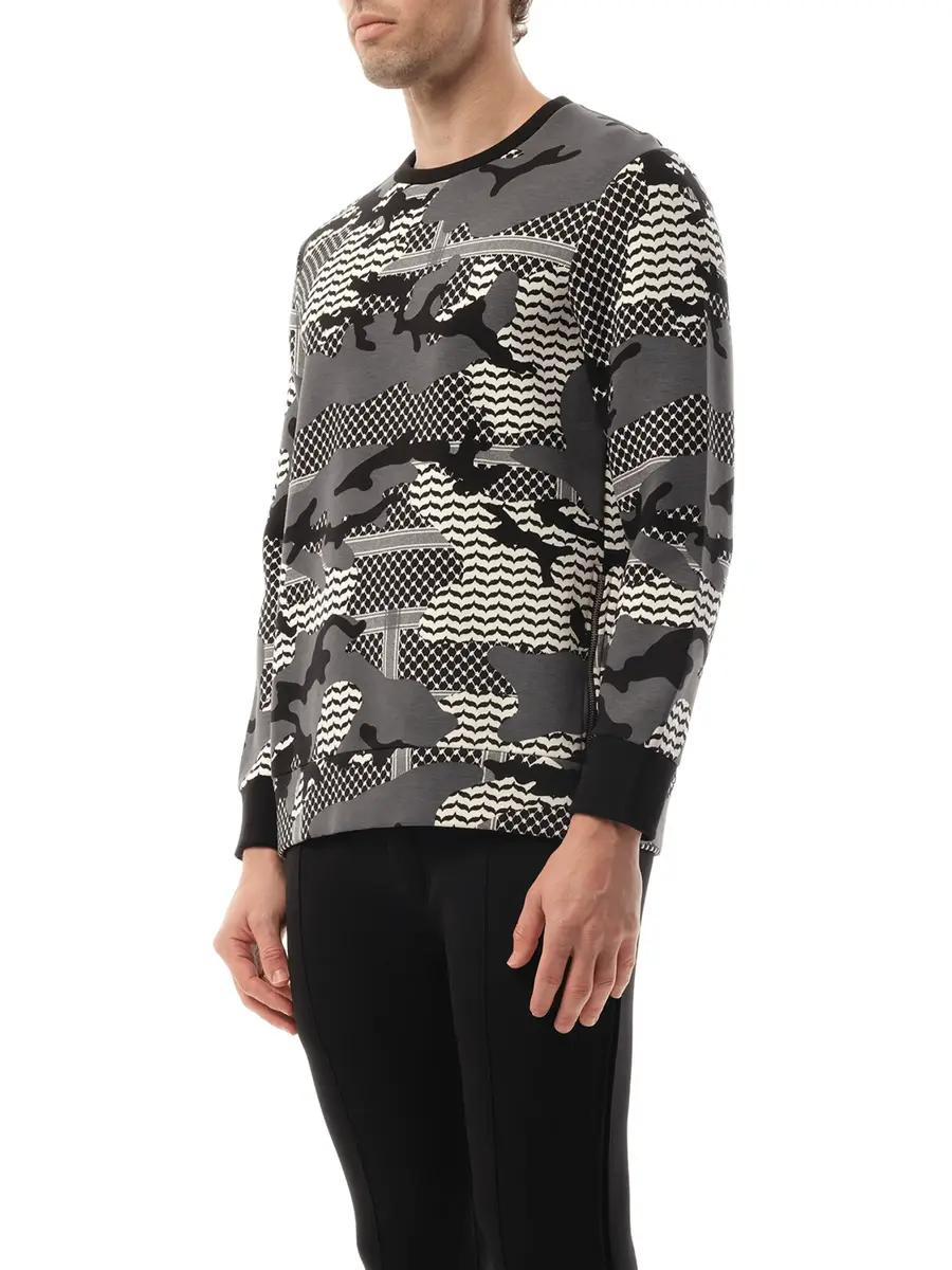 NEIL BARRETT Sweatshirt in Multicolour | Thumbnail 5 NEIL BARRETT Sweatshirt in Multicolour | Thumbnail 5