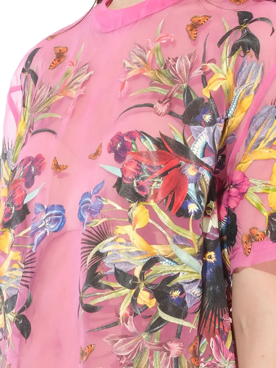 Givenchy Silk Top in Fushia Pink | Thumbnail 3 Givenchy Silk Top in Fushia Pink | Thumbnail 3