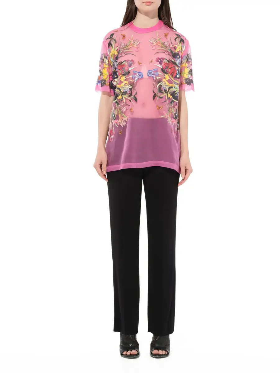 Givenchy Silk Top in Fushia Pink | Thumbnail 4 Givenchy Silk Top in Fushia Pink | Thumbnail 4
