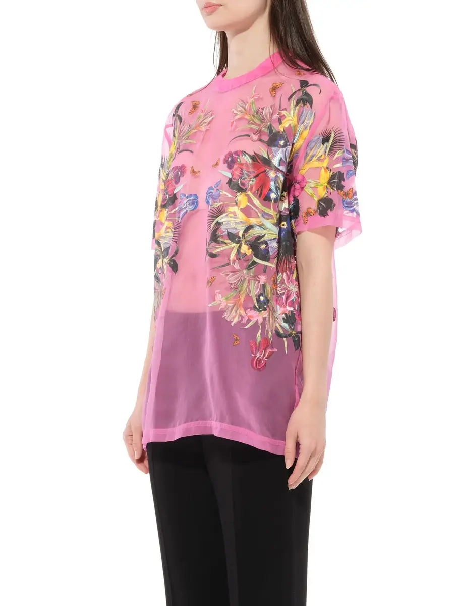 Givenchy Silk Top in Fushia Pink | Thumbnail 5 Givenchy Silk Top in Fushia Pink | Thumbnail 5
