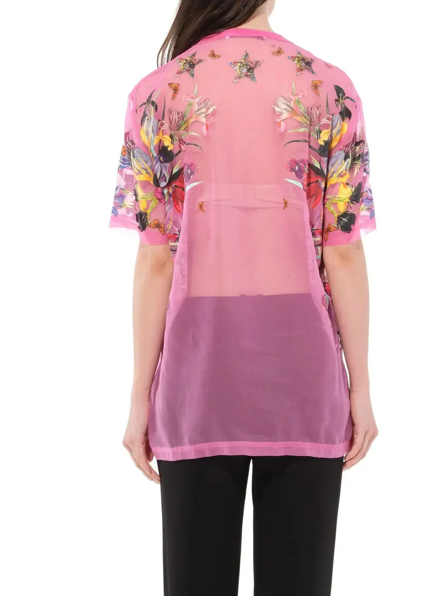 Givenchy Silk Top in Fushia Pink | Thumbnail 6 Givenchy Silk Top in Fushia Pink | Thumbnail 6