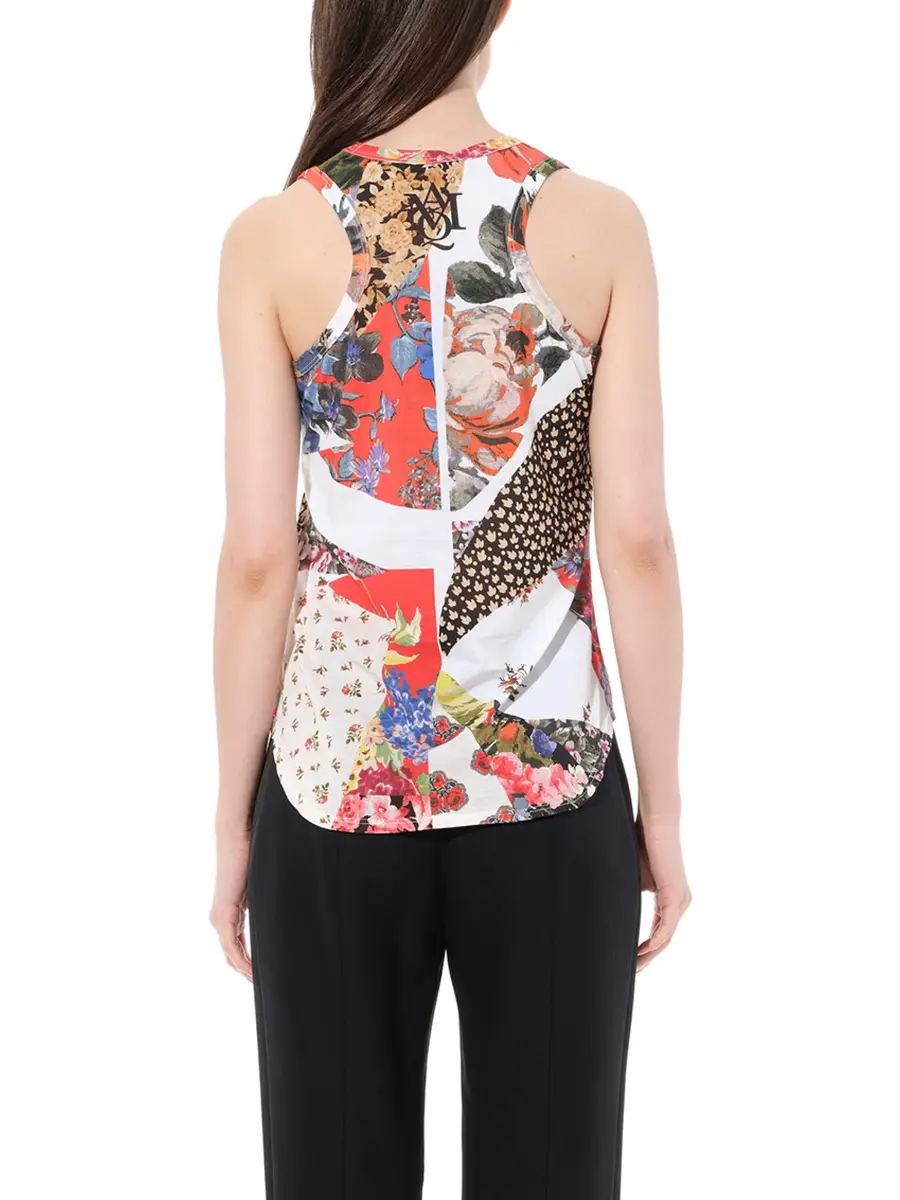Alexander McQueen Maglietta Skull T-shirt in Multicolour Multicolor | Thumbnail 6 Alexander McQueen Maglietta Skull T-shirt in Multicolour Multicolor | Thumbnail 6