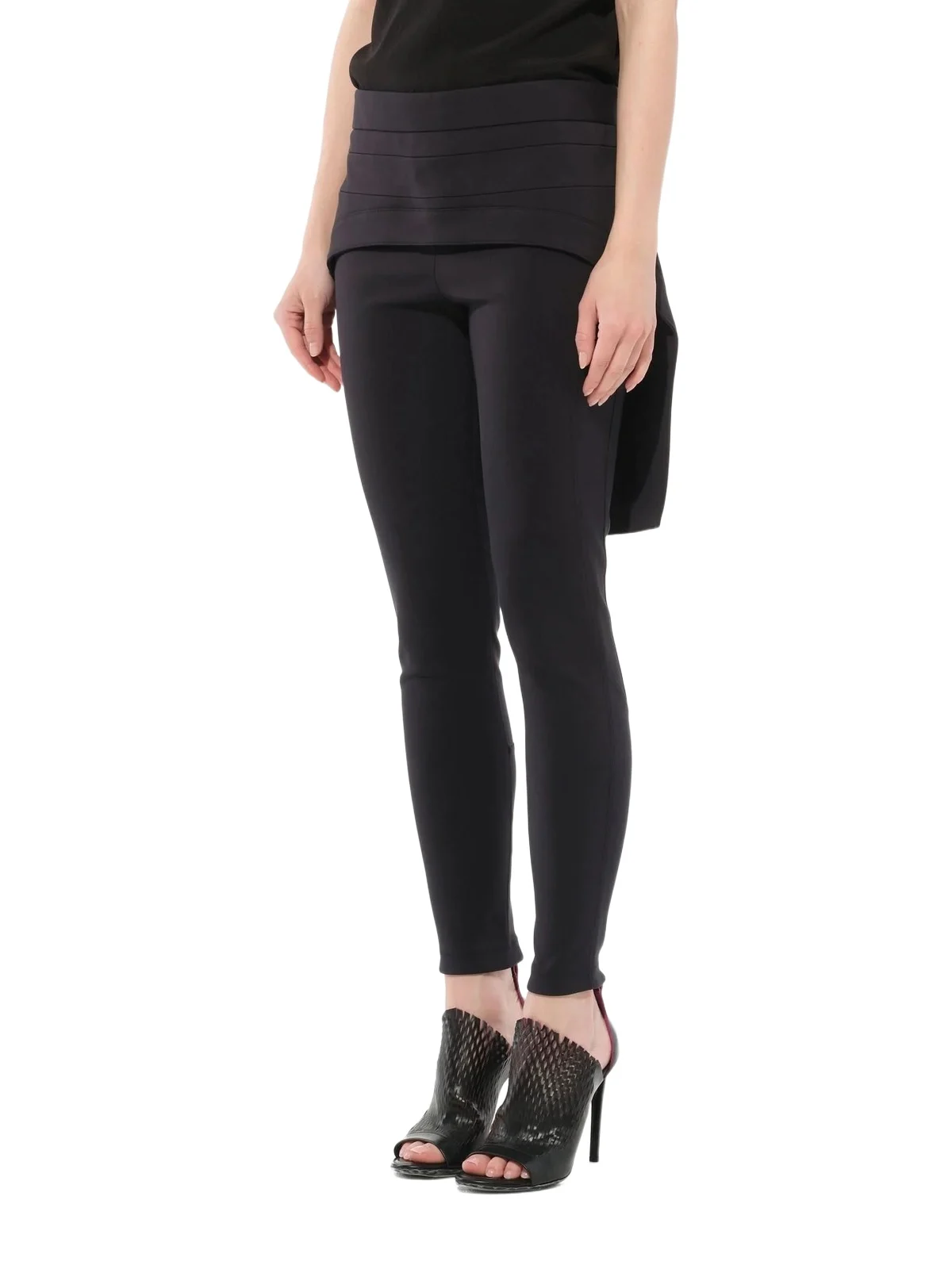 Givenchy Layered Skirt Pants With Zip