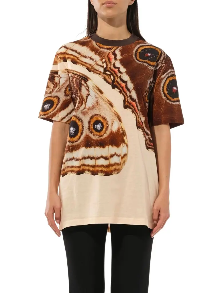 Givenchy Podium T-shirt Wth Butterfly Print Multicolor | Image 1 Givenchy Podium T-shirt Wth Butterfly Print Multicolor | Image 1