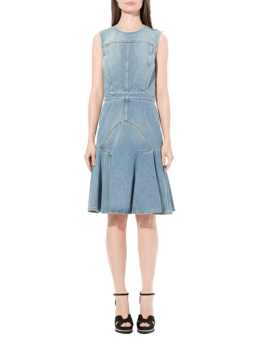 Alexander McQueen Abito Denim Dress | Thumbnail 4