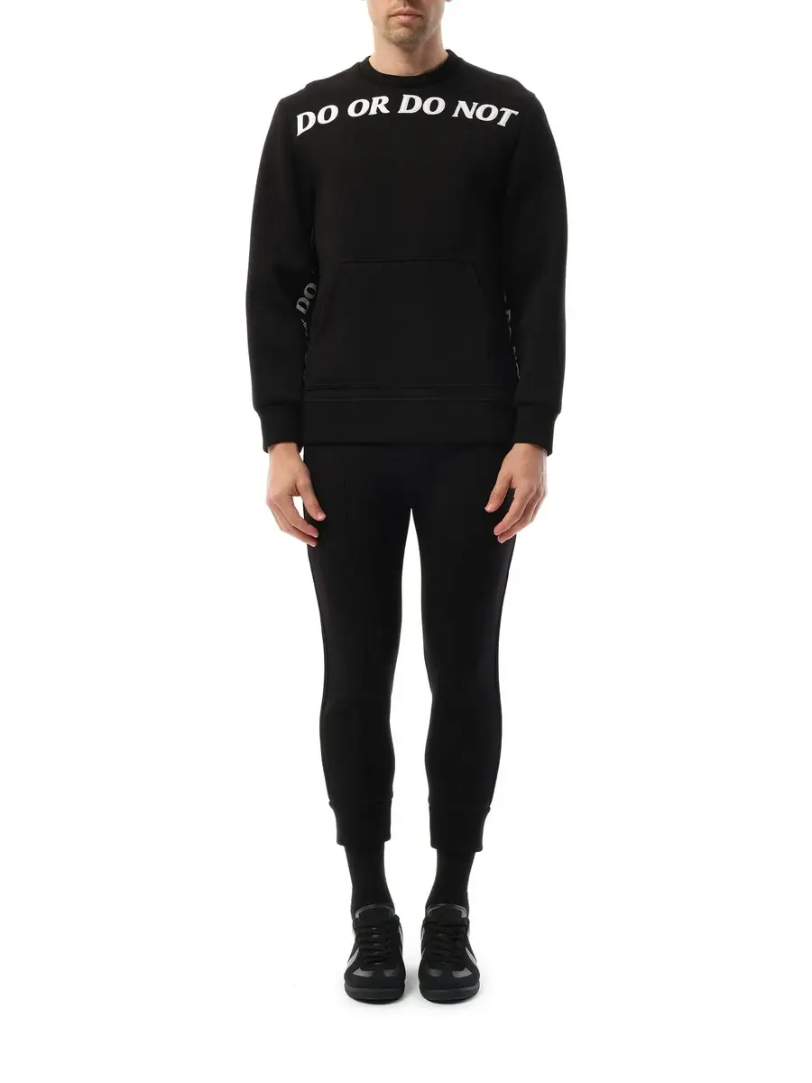 NEIL BARRETT Sweatshirt in Black/white | Thumbnail 4 NEIL BARRETT Sweatshirt in Black/white | Thumbnail 4