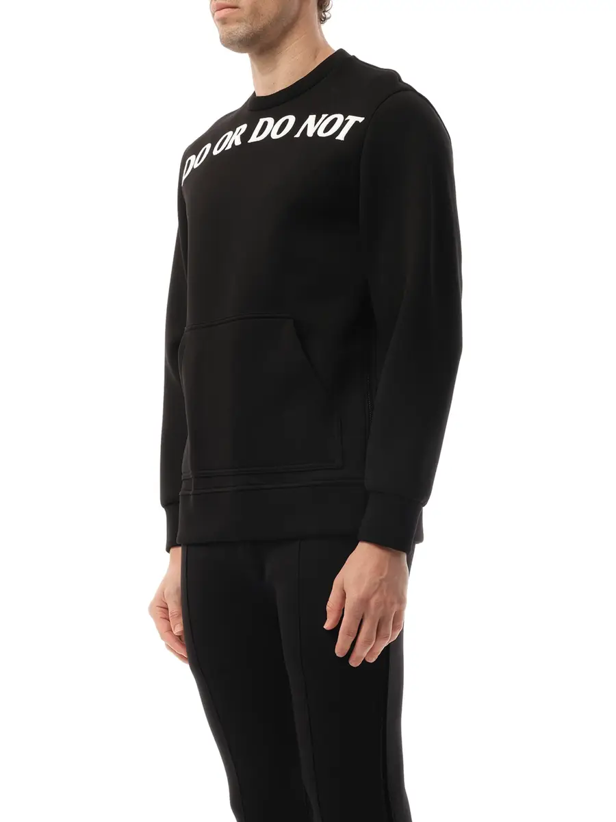 NEIL BARRETT Sweatshirt in Black/white | Thumbnail 5 NEIL BARRETT Sweatshirt in Black/white | Thumbnail 5