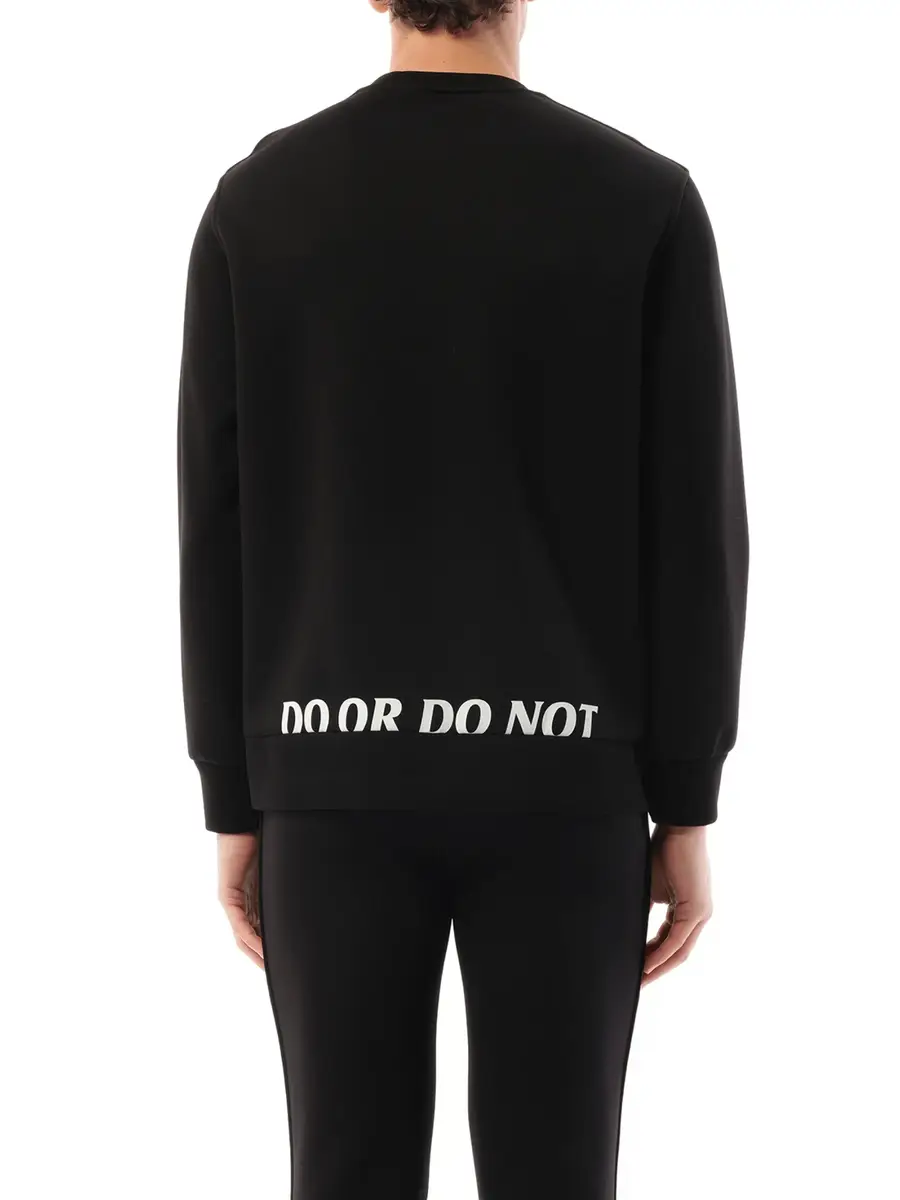 NEIL BARRETT Sweatshirt in Black/white | Thumbnail 6 NEIL BARRETT Sweatshirt in Black/white | Thumbnail 6