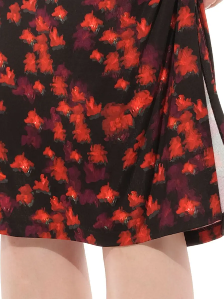 Givenchy Flower Skirt in Black/red | Thumbnail 2 Givenchy Flower Skirt in Black/red | Thumbnail 2