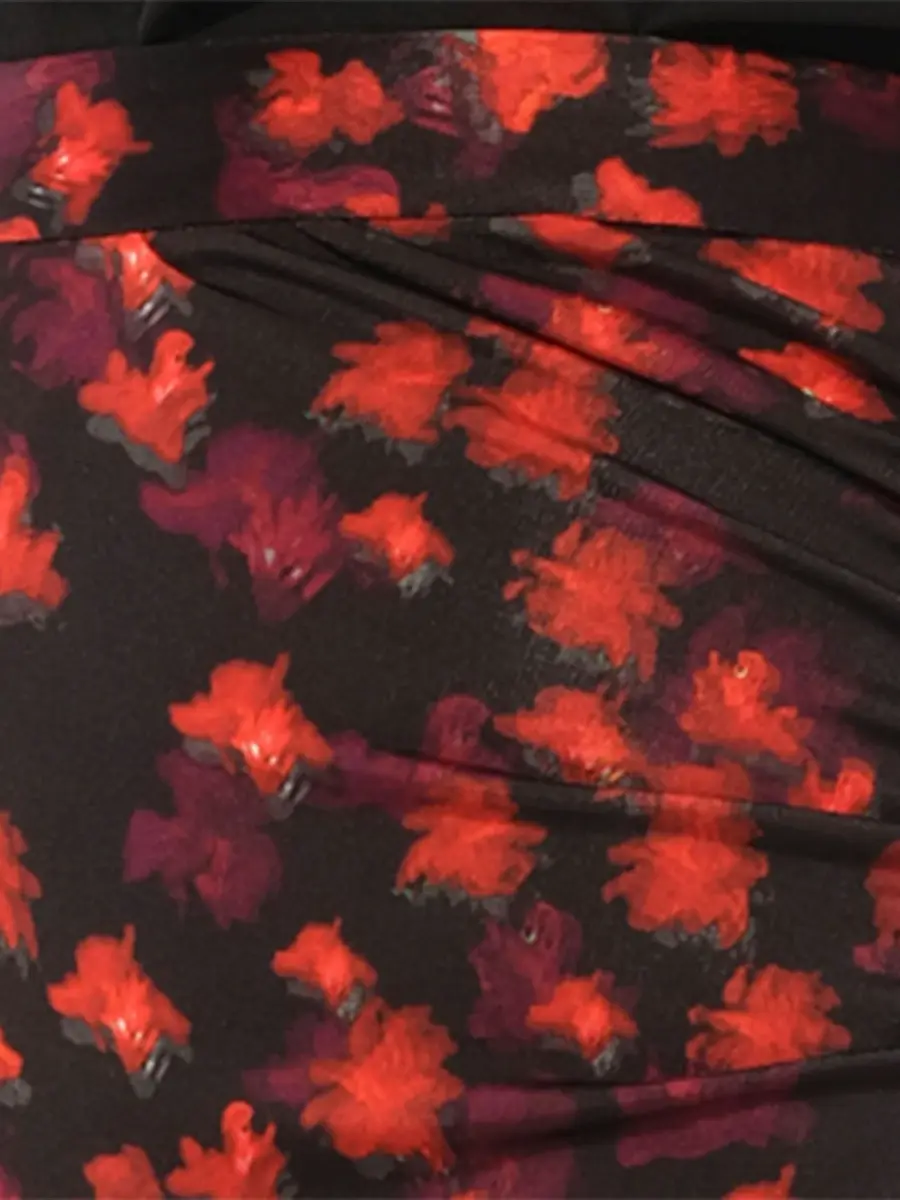 Givenchy Flower Skirt in Black/red | Thumbnail 3 Givenchy Flower Skirt in Black/red | Thumbnail 3
