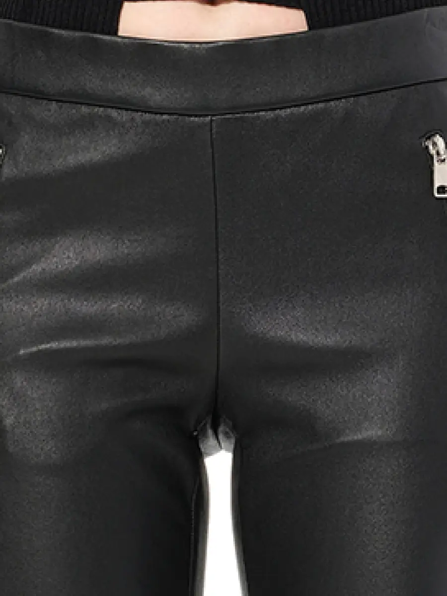 Alexander McQueen Leather Leggings | Thumbnail 3
