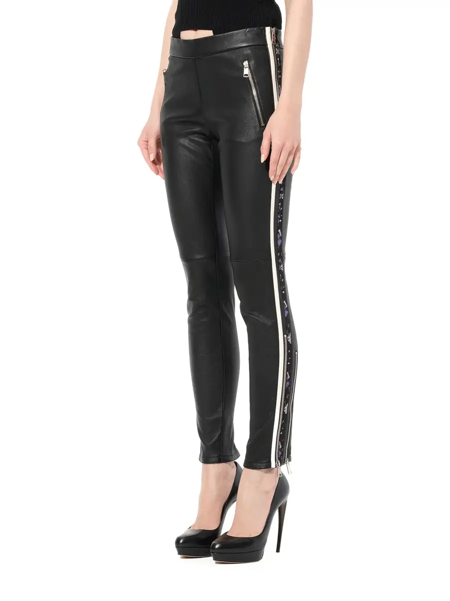 Alexander McQueen Leather Leggings | Thumbnail 5