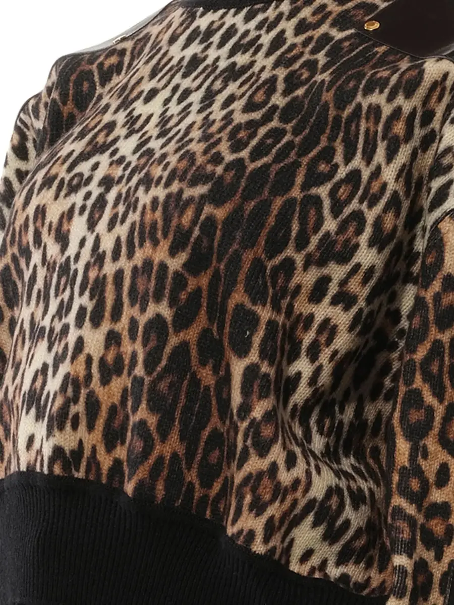 Givenchy Long Sleeve Sweater Knit in Multicolor | Thumbnail 3 Givenchy Long Sleeve Sweater Knit in Multicolor | Thumbnail 3