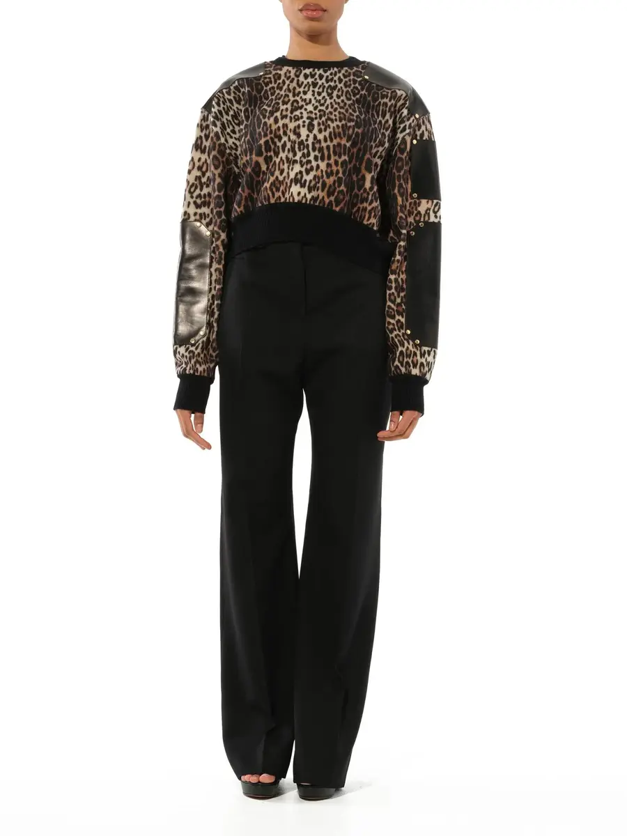 Givenchy Long Sleeve Sweater Knit in Multicolor | Thumbnail 4 Givenchy Long Sleeve Sweater Knit in Multicolor | Thumbnail 4