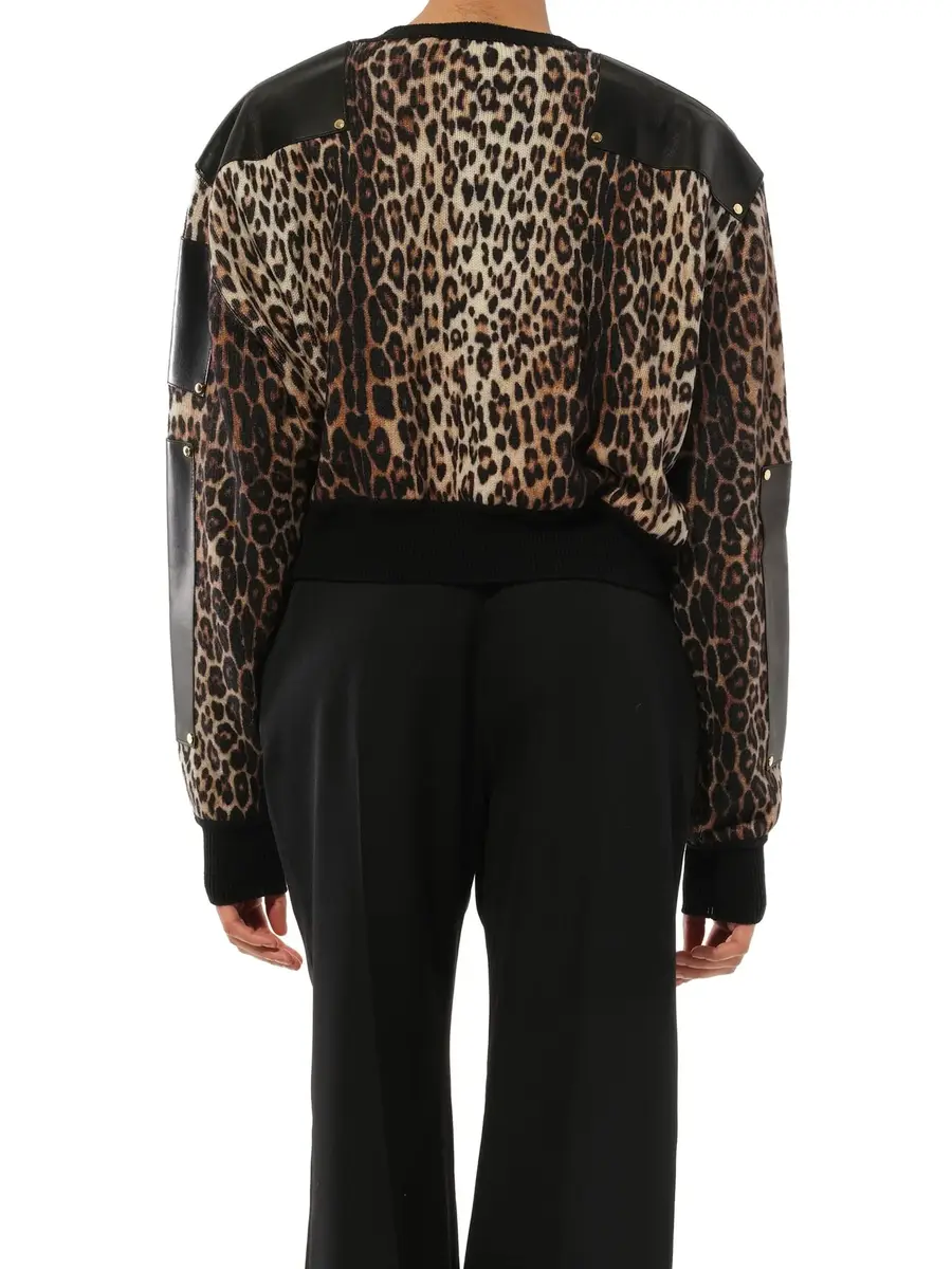 Givenchy Long Sleeve Sweater Knit in Multicolor | Thumbnail 6 Givenchy Long Sleeve Sweater Knit in Multicolor | Thumbnail 6
