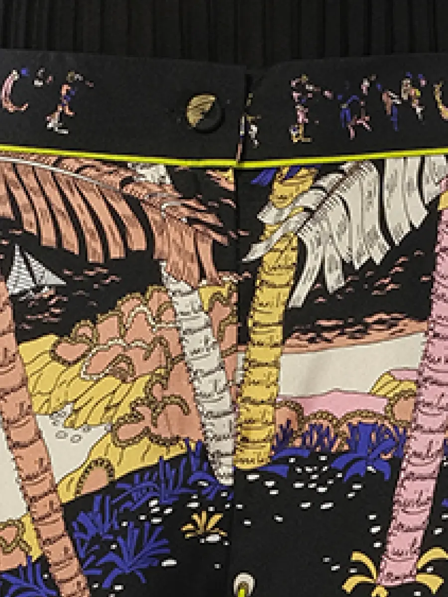 PUCCI Print Palm Trousers in Black/yellow Black | Thumbnail 2 PUCCI Print Palm Trousers in Black/yellow Black | Thumbnail 2