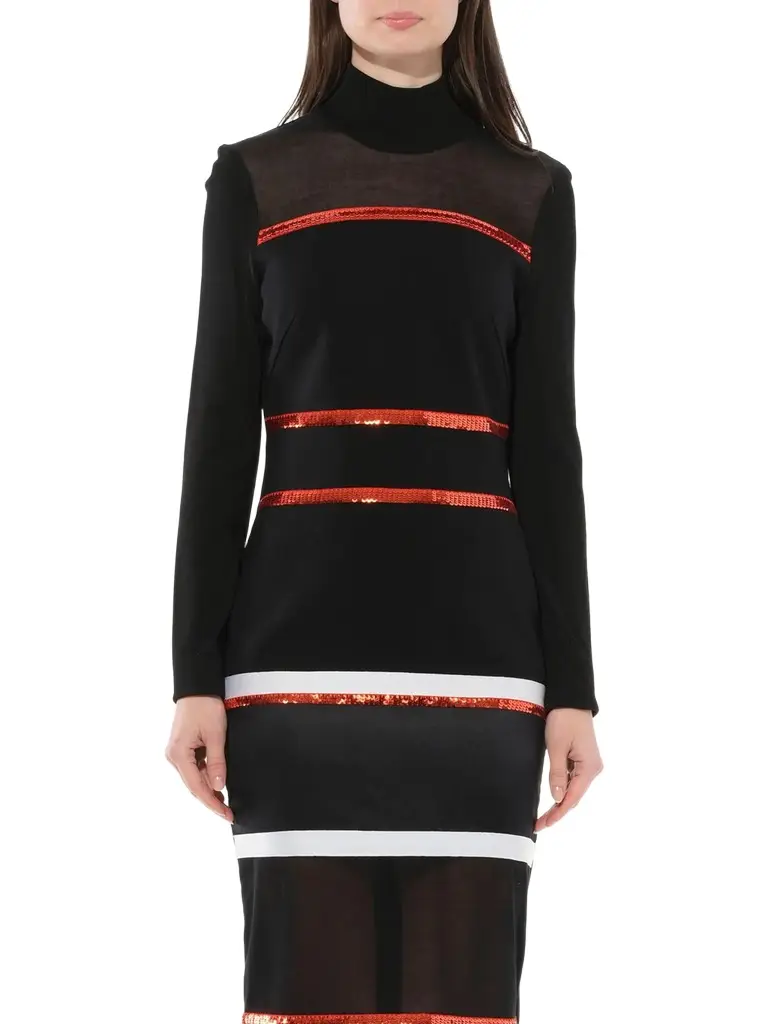 Givenchy Long Dress in Black/red/white | Image 1 Givenchy Long Dress in Black/red/white | Image 1