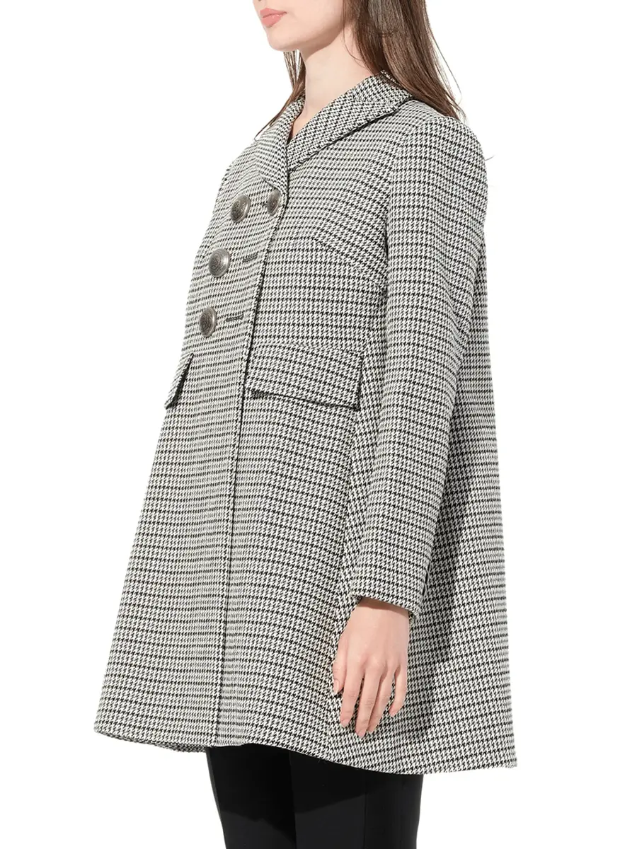Alexander McQueen Cappotto Coat in Grey/black | Thumbnail 5 Alexander McQueen Cappotto Coat in Grey/black | Thumbnail 5