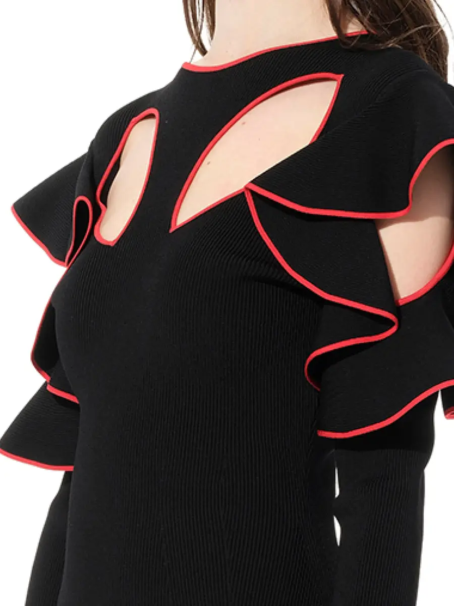 Alexander McQueen Long Sleeve Knit Dress | Thumbnail 2 Alexander McQueen Long Sleeve Knit Dress | Thumbnail 2