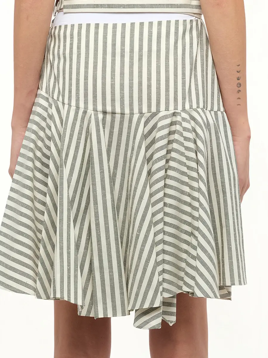 Loewe Stripe Skater Skirt | Thumbnail 2 Loewe Stripe Skater Skirt | Thumbnail 2