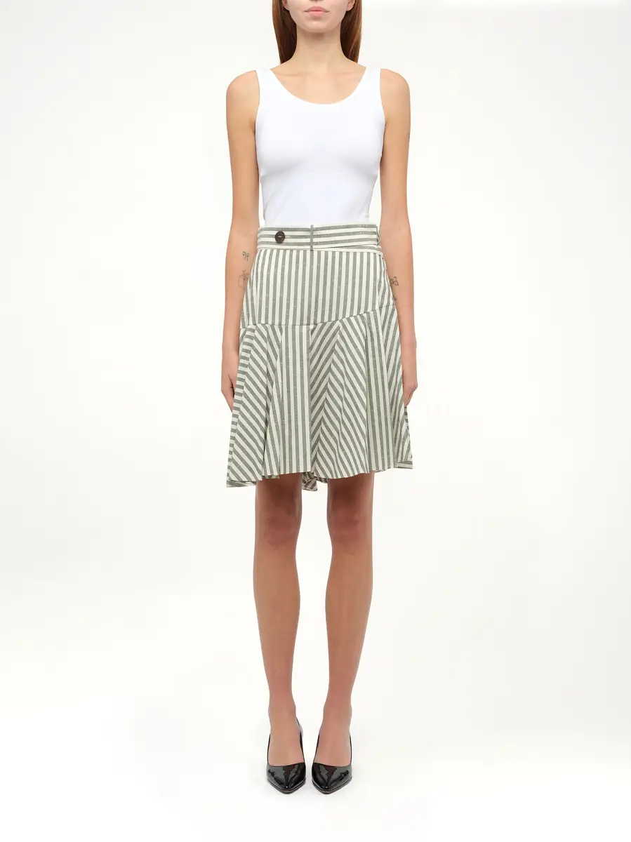 Loewe Stripe Skater Skirt | Thumbnail 4 Loewe Stripe Skater Skirt | Thumbnail 4