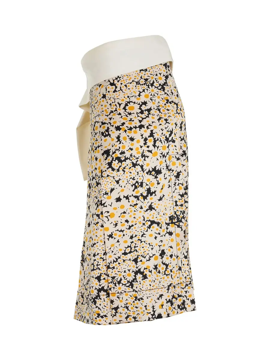 Celine Daisy Print Skirt | Thumbnail 2 Celine Daisy Print Skirt | Thumbnail 2