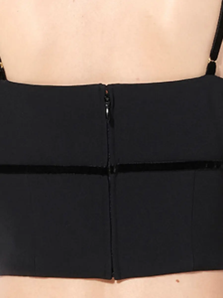 Alexander McQueen Leaf Crepe Top | Thumbnail 2 Alexander McQueen Leaf Crepe Top | Thumbnail 2