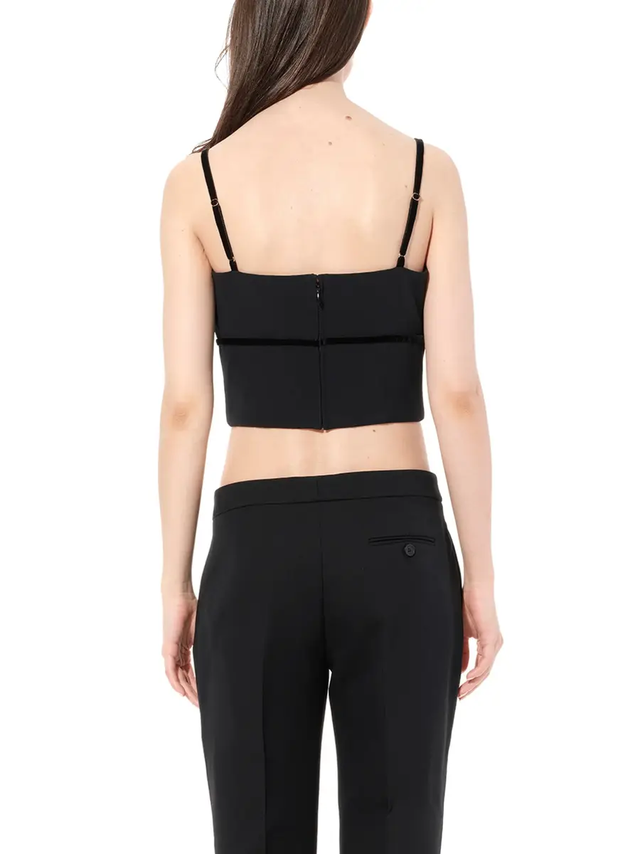 Alexander McQueen Leaf Crepe Top | Thumbnail 6 Alexander McQueen Leaf Crepe Top | Thumbnail 6