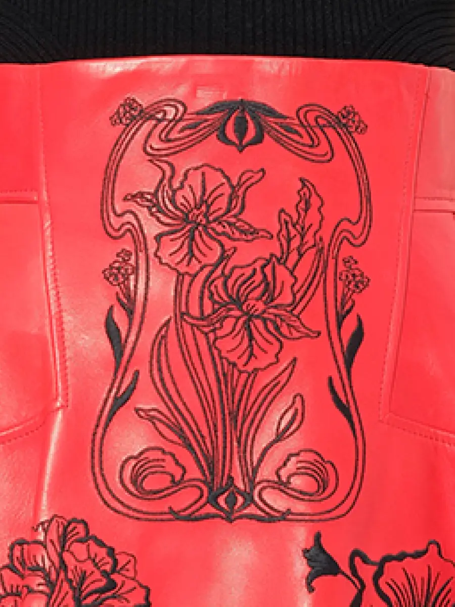 Alexander McQueen Mini Skirt in Red/black Red | Thumbnail 3