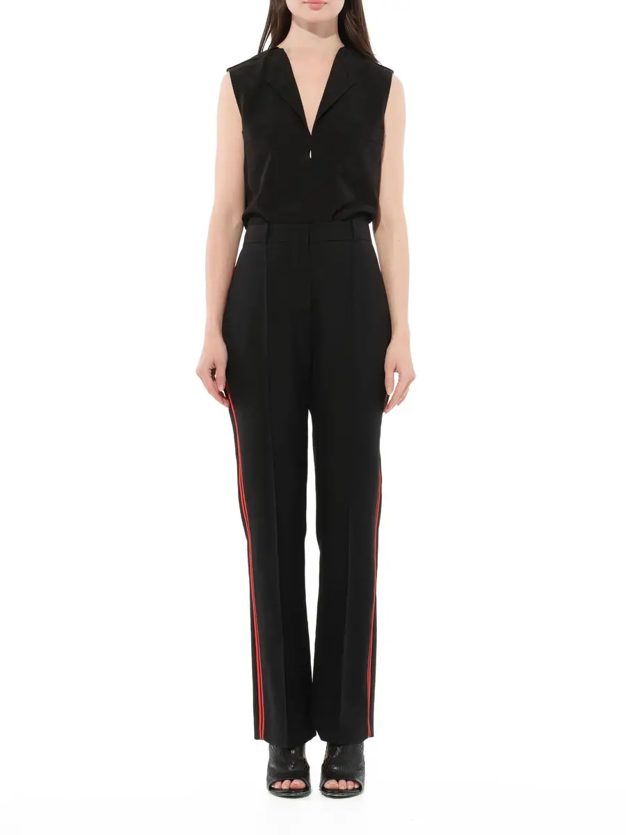 Givenchy Podium Trousers in Black/red | Thumbnail 4
