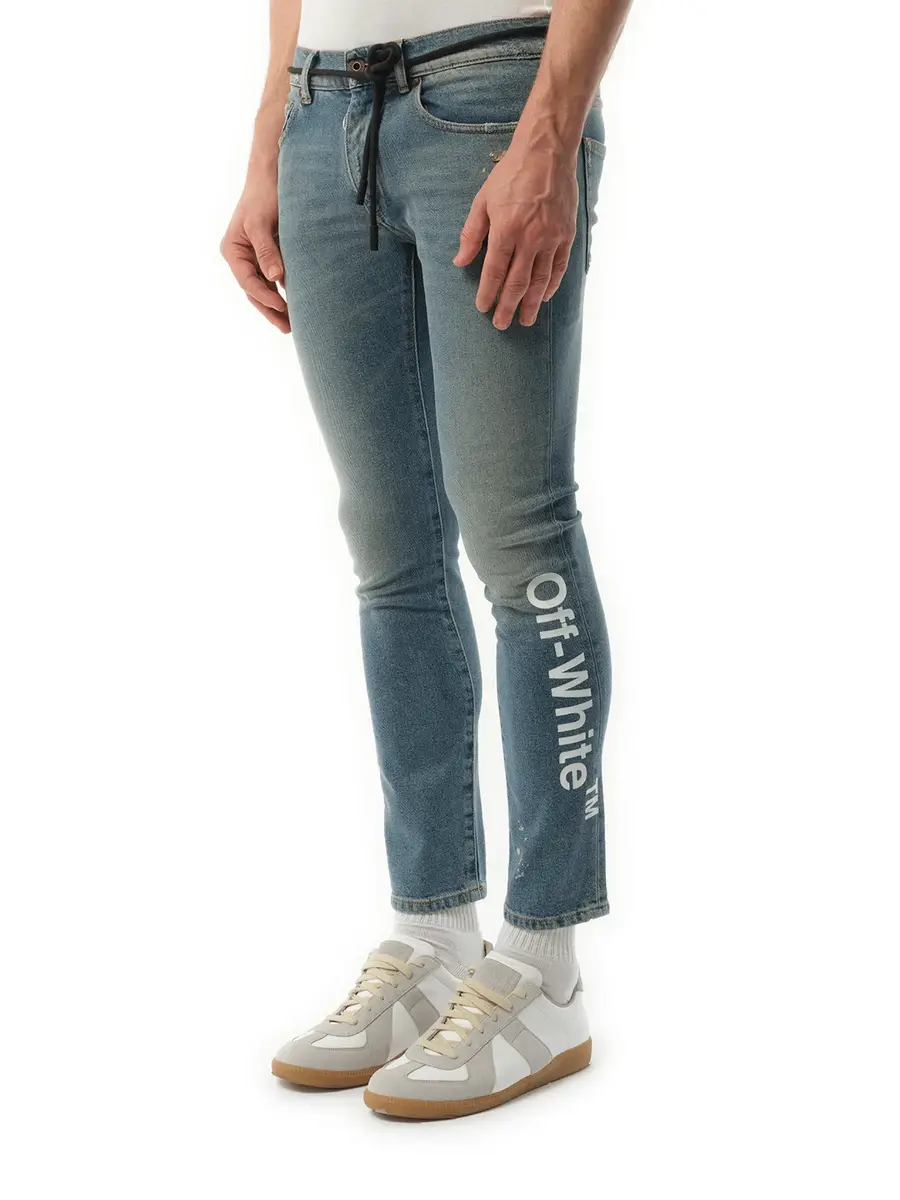Off-White Skinny Denim Jeans in Vintage | Thumbnail 5 Off-White Skinny Denim Jeans in Vintage | Thumbnail 5