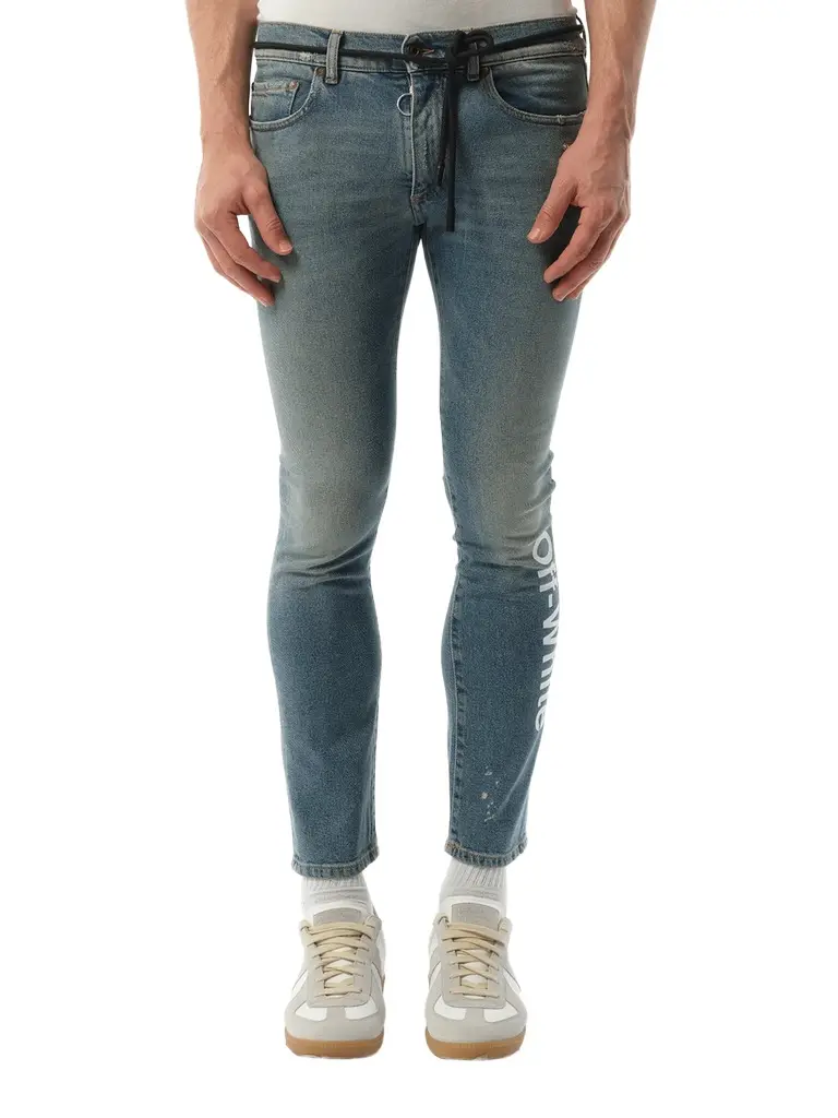 Off-White Skinny Denim Jeans | Image 1 Off-White Skinny Denim Jeans | Image 1
