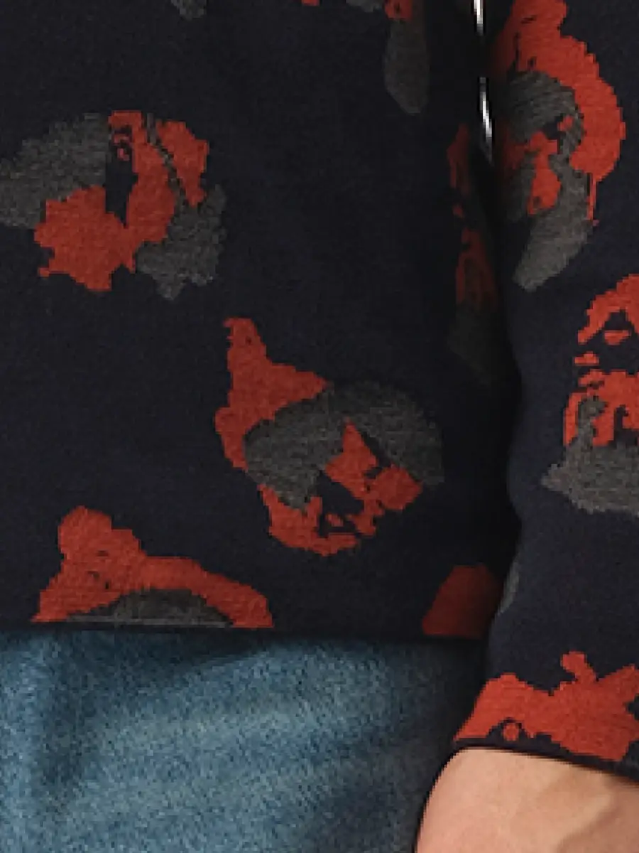 Lanvin Leopard Jacq Raw Sweatshirter | Thumbnail 2 Lanvin Leopard Jacq Raw Sweatshirter | Thumbnail 2
