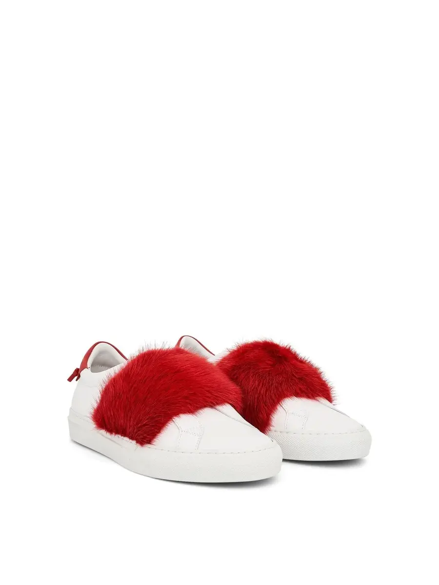 Givenchy Urban Knot Elastic Sneaker in Red | Thumbnail 3