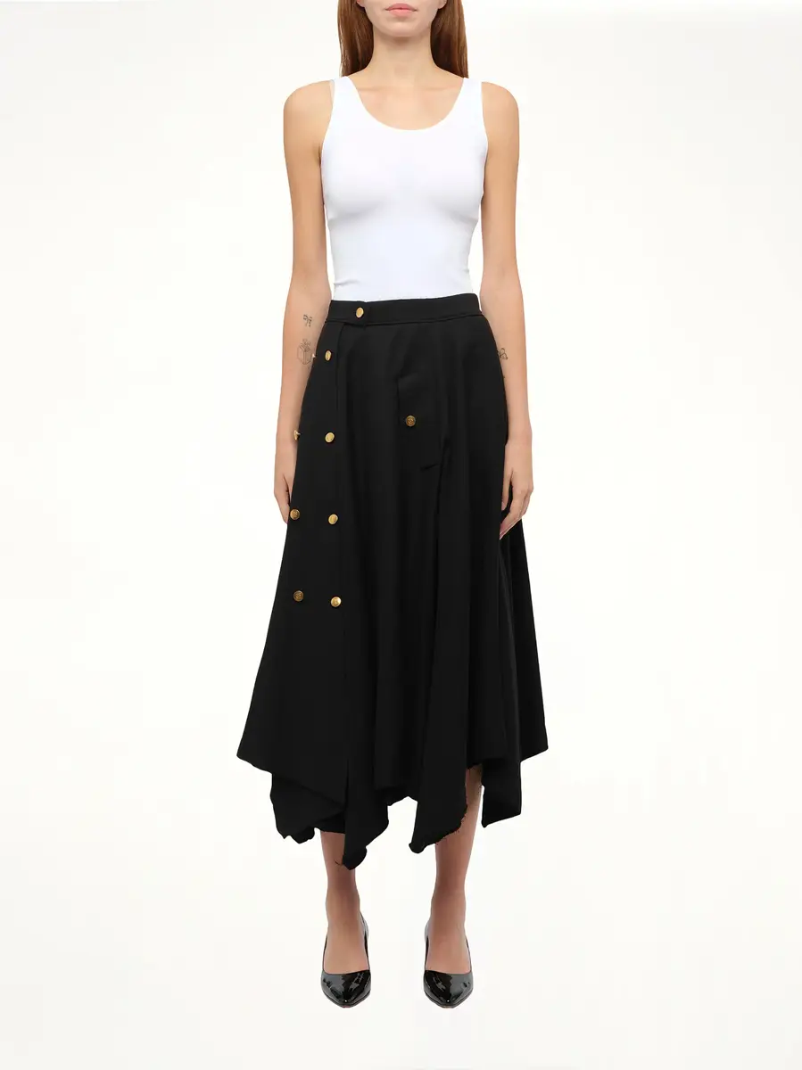 Loewe Gold Button Skirt | Thumbnail 4 Loewe Gold Button Skirt | Thumbnail 4