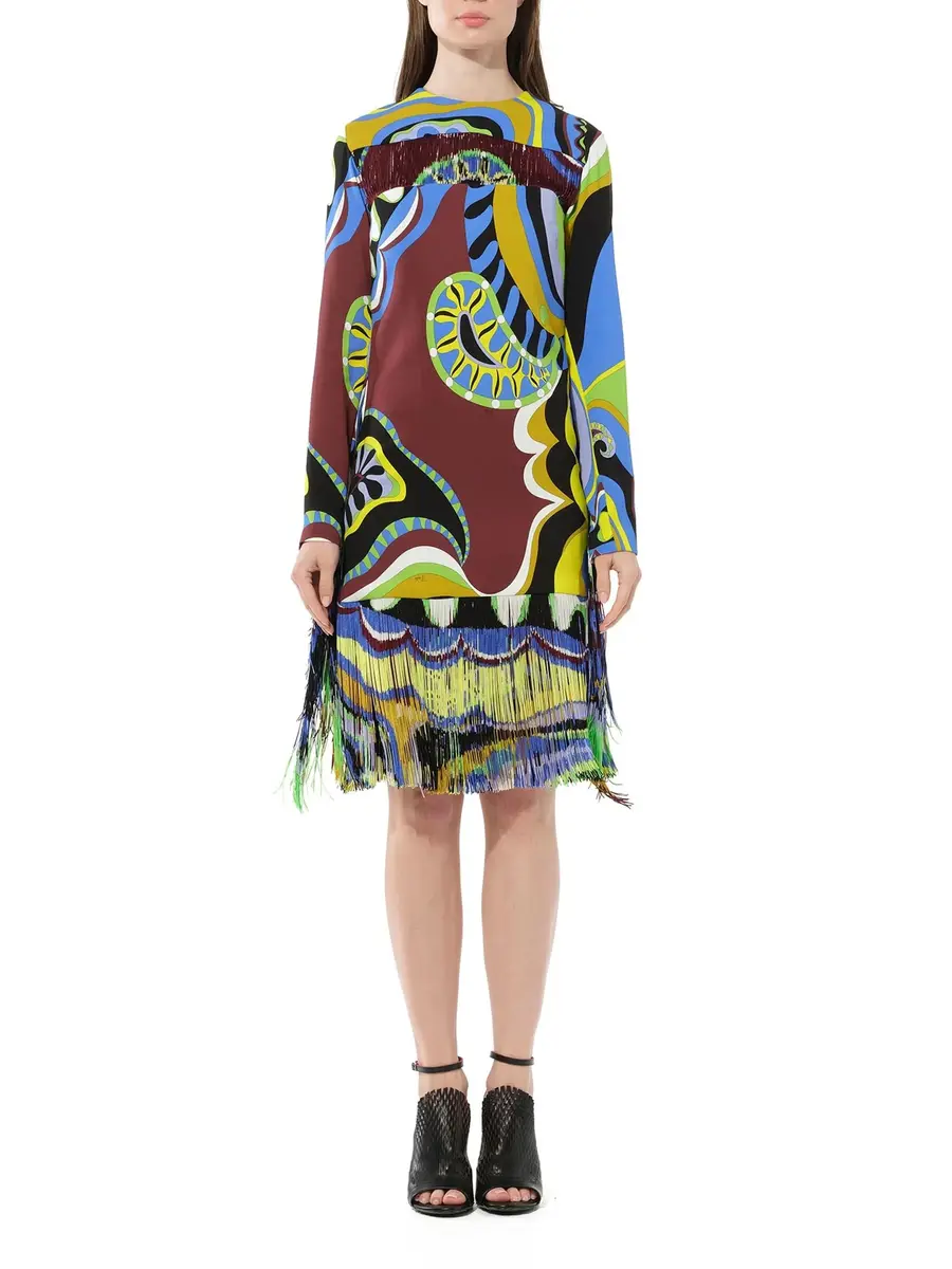 PUCCI Tassel Dress in Multicolor | Thumbnail 4 PUCCI Tassel Dress in Multicolor | Thumbnail 4