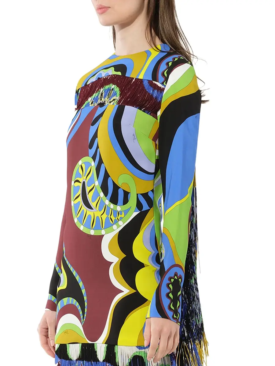 PUCCI Tassel Dress in Multicolor | Thumbnail 5 PUCCI Tassel Dress in Multicolor | Thumbnail 5