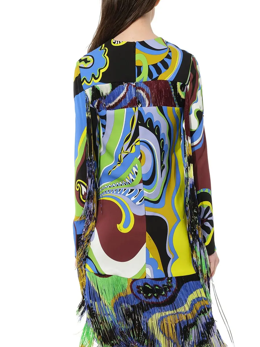 PUCCI Tassel Dress in Multicolor | Thumbnail 6 PUCCI Tassel Dress in Multicolor | Thumbnail 6