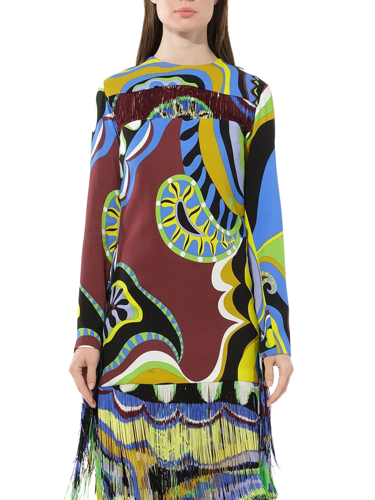 Tassel Dress in Multicolor